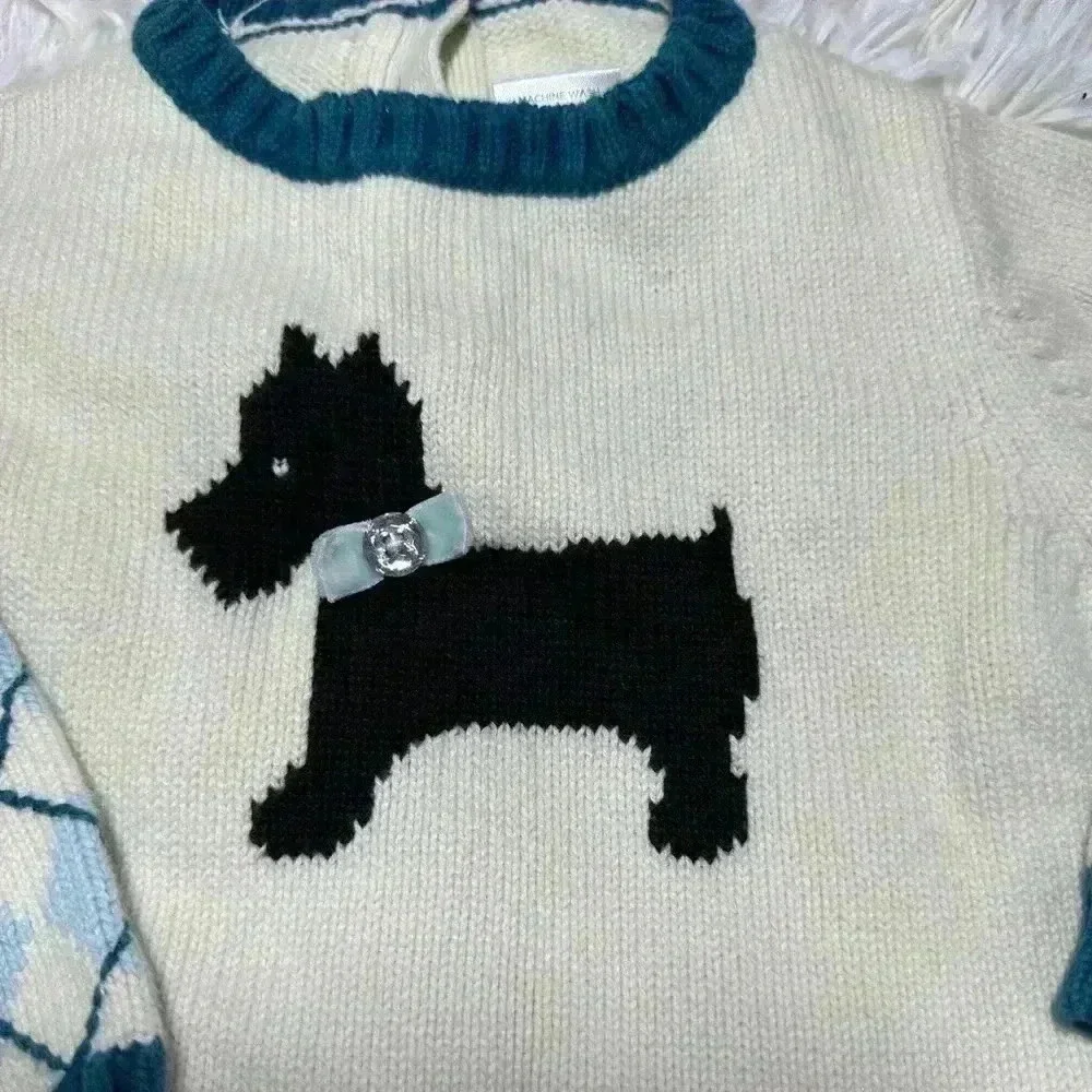 Gymboree‎ Girls NWOT My Best Friend Argyle Dog Sweater
